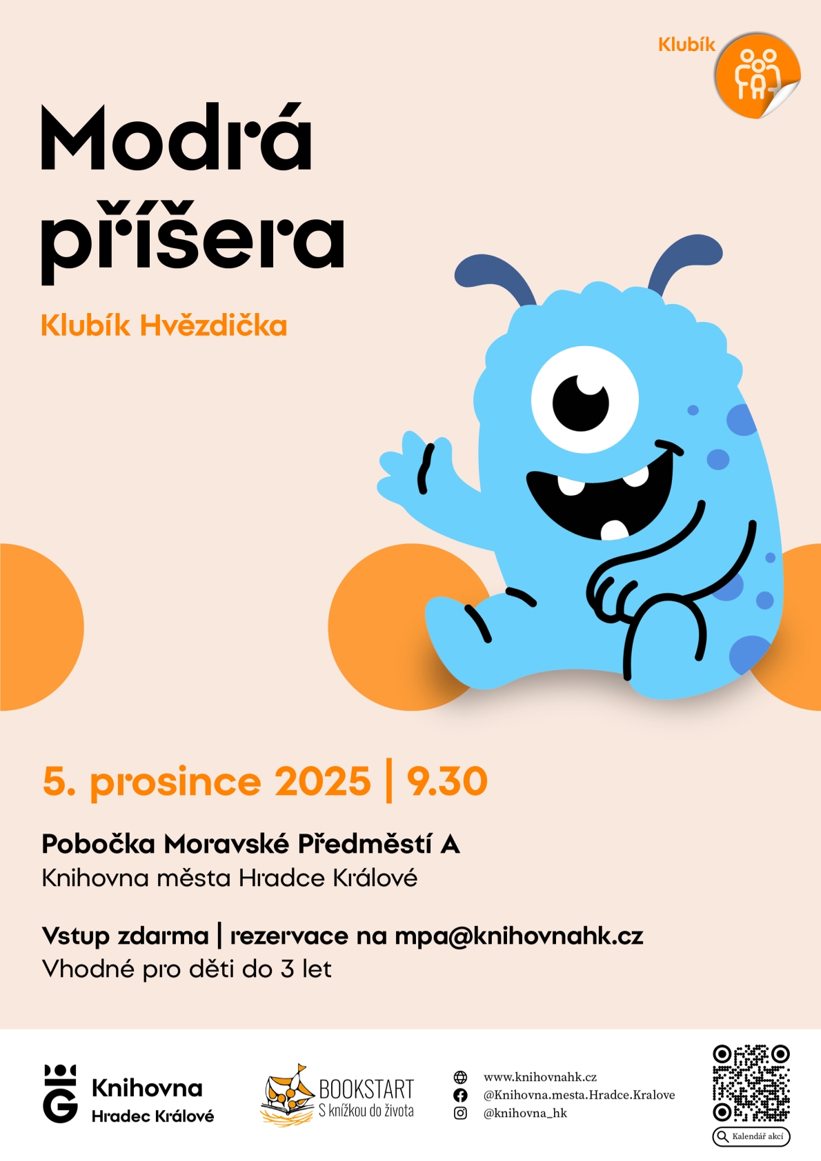 Klubík Hvězdička – Modrá příšera