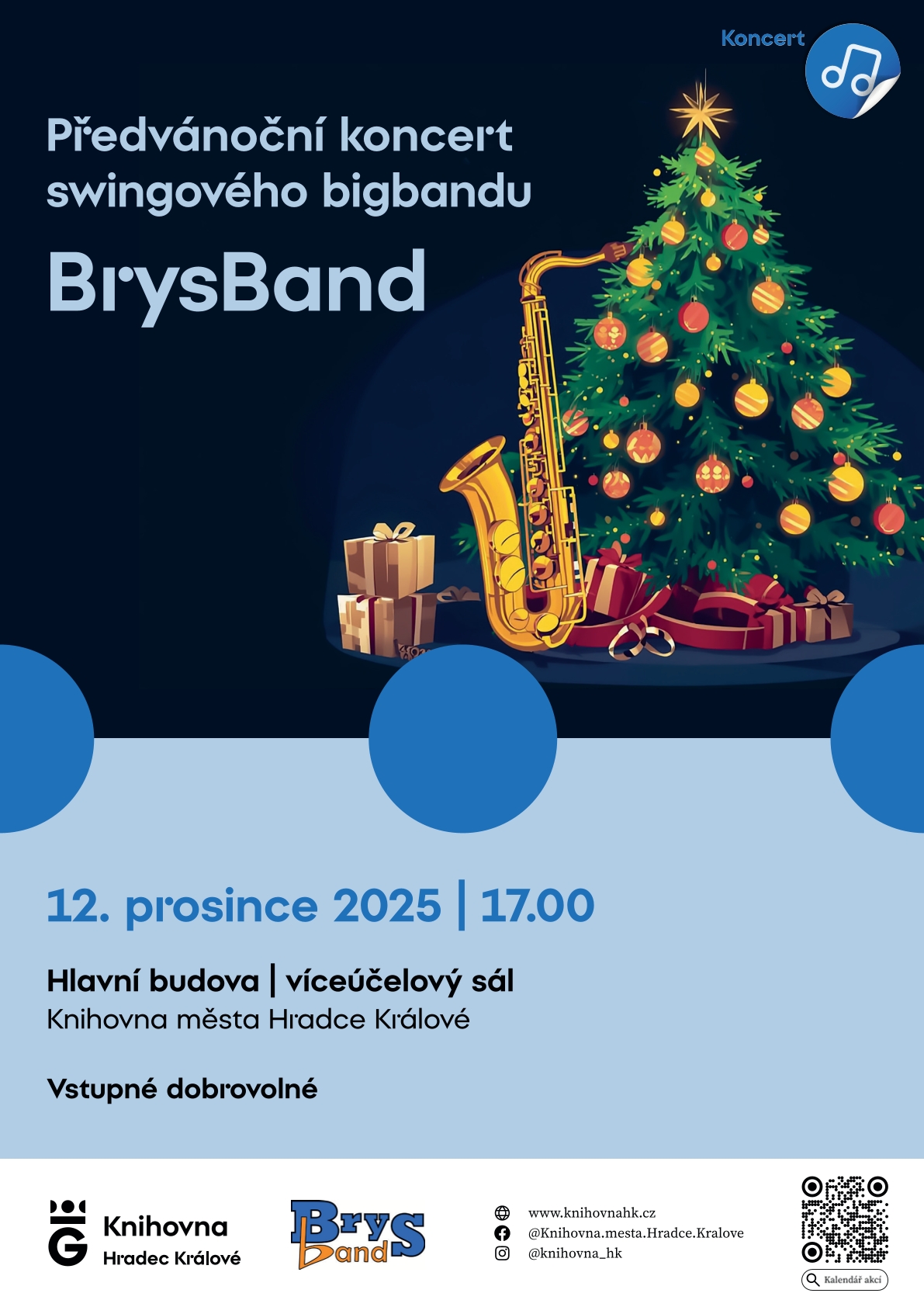 Předvánoční koncert BrysBand