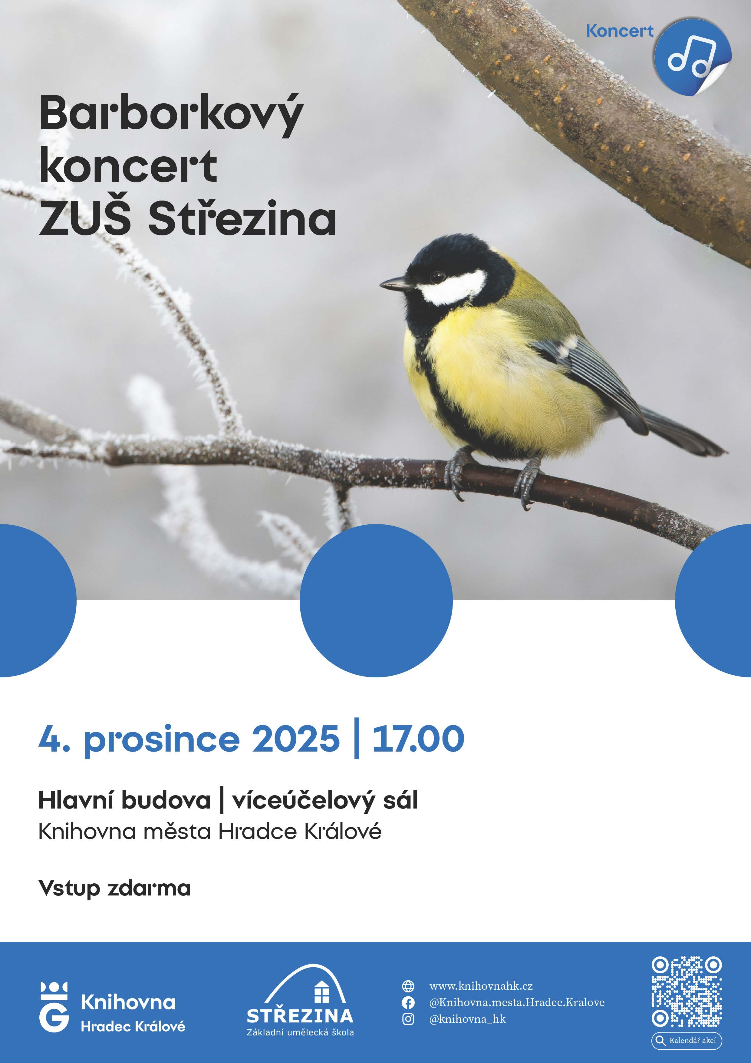 Barborkový koncert ZUŠ Střezina