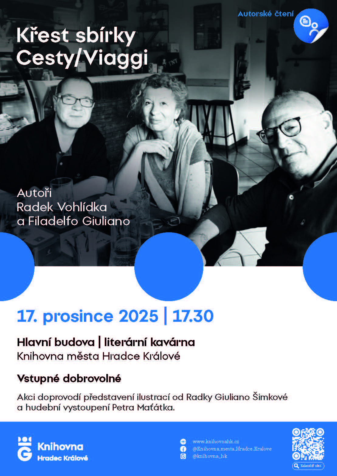 Křest sbírky Cesty/Viaggi