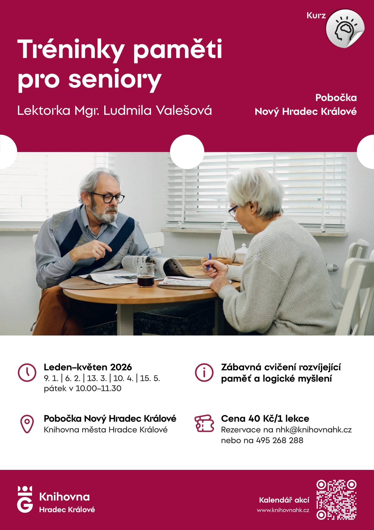 Tréninky paměti pro seniory