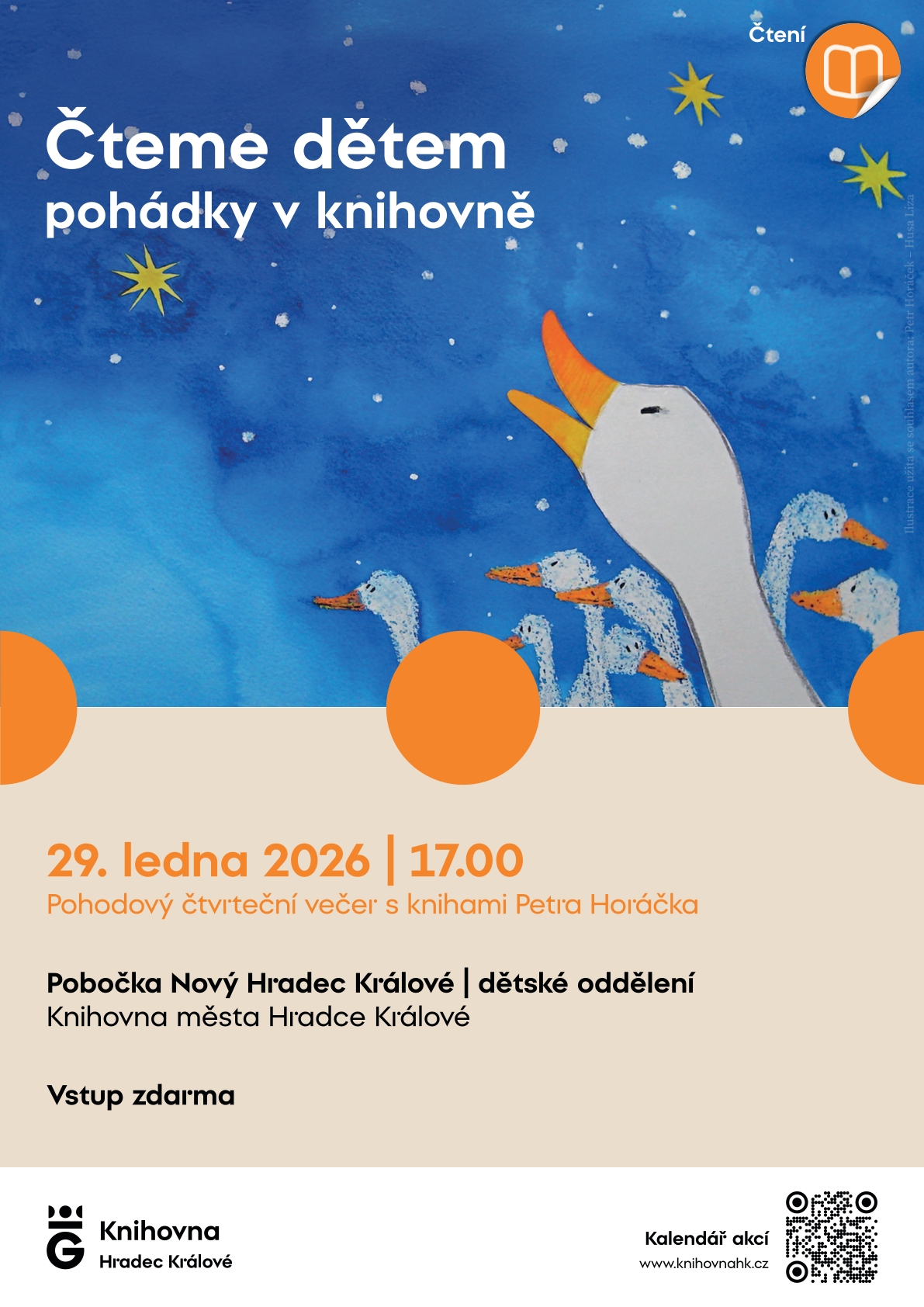 Čteme dětem pohádky v knihovně