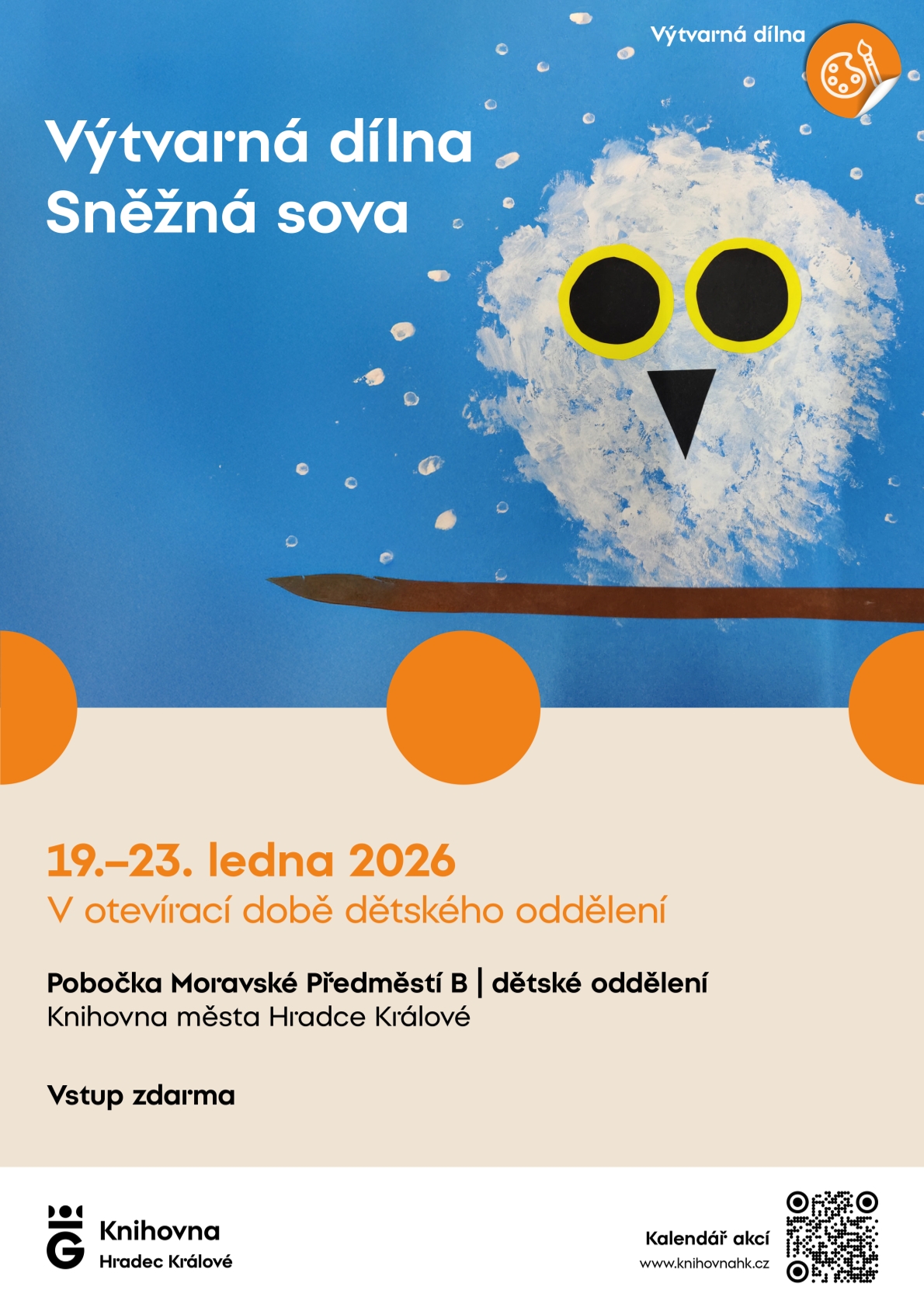 Výtvarná dílna – Sněžná sova