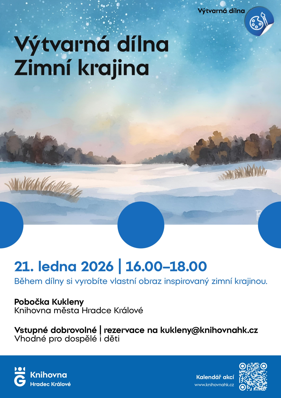 Výtvarná dílna – Zimní krajina