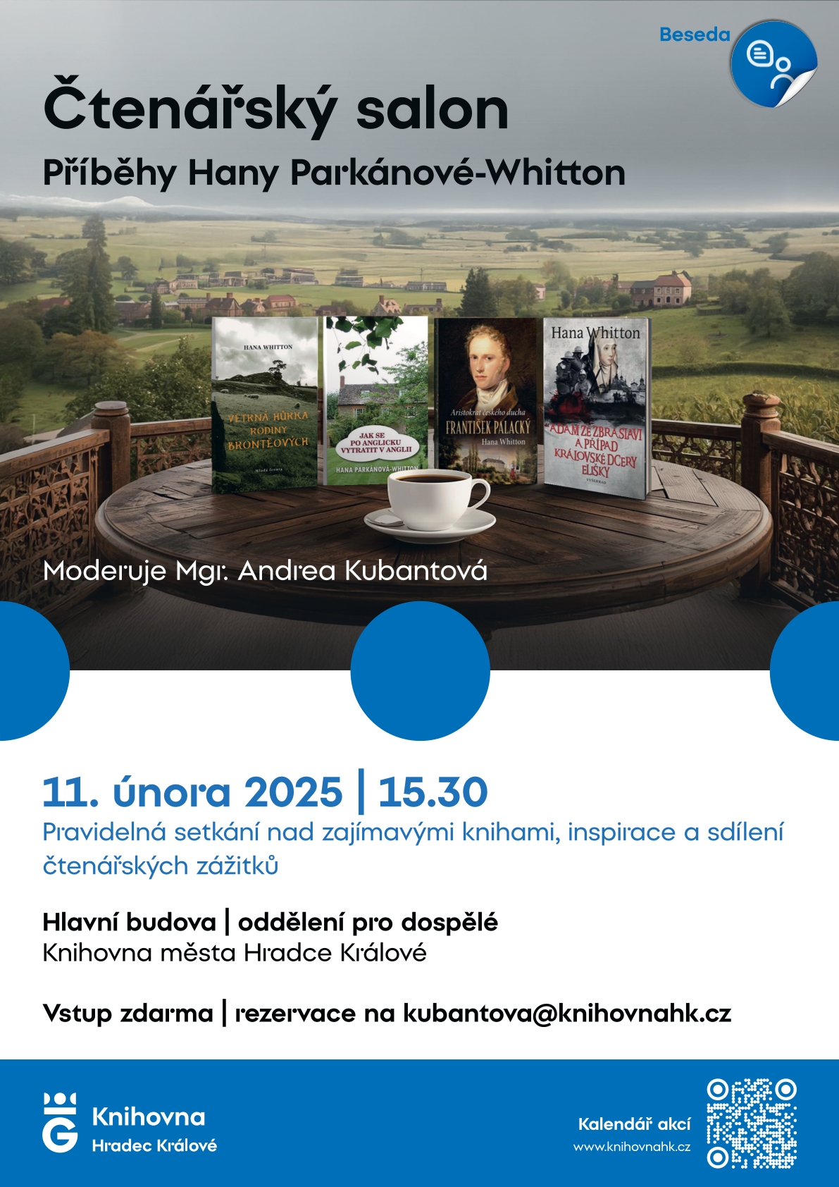 Čtenářský salon – Příběhy Hany Parkánové-Whitton