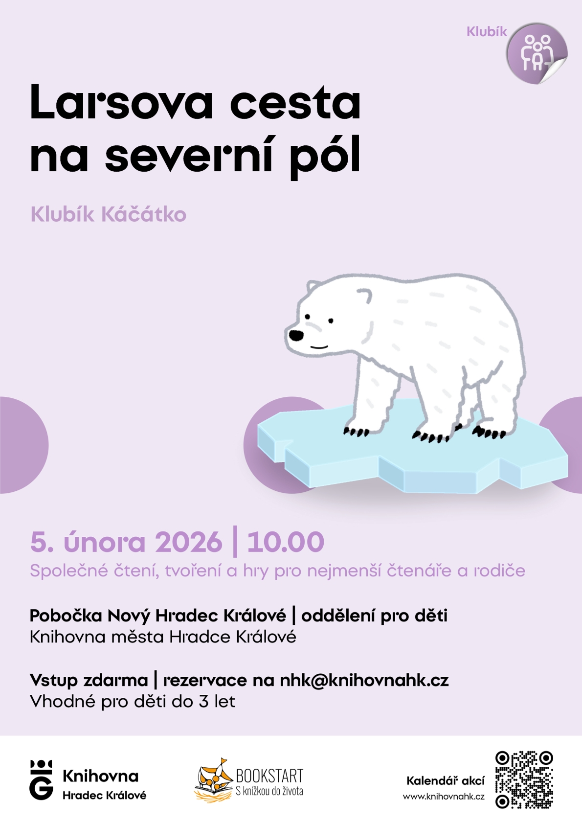 Klubík Káčátko – Larsova cesta na severní pól