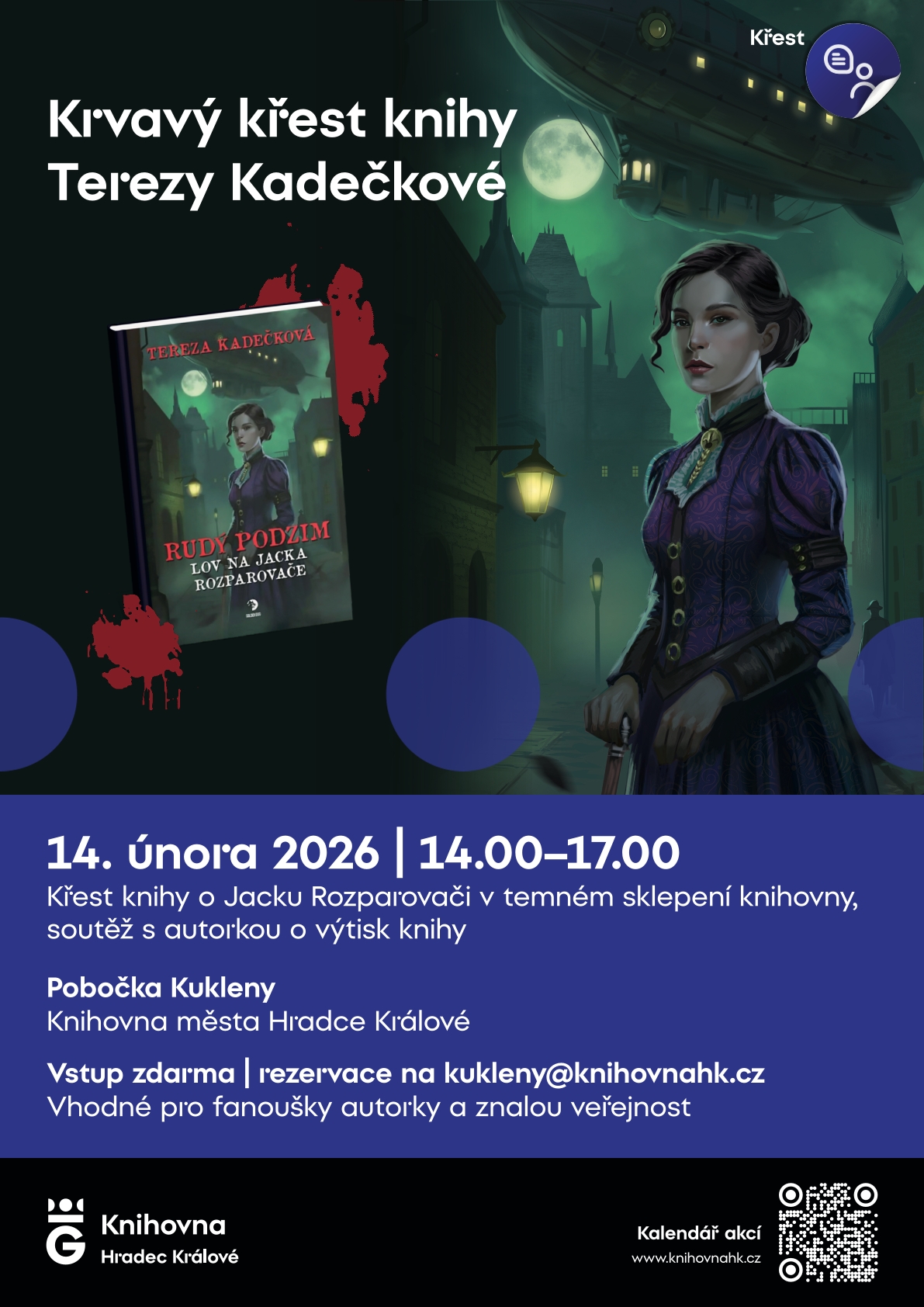 Krvavý křest knihy Terezy Kadečkové