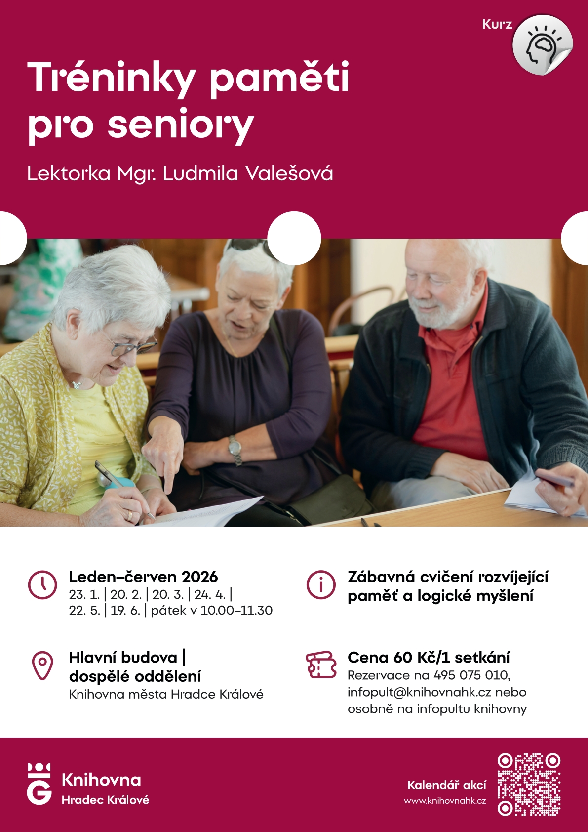 Tréninky paměti pro seniory