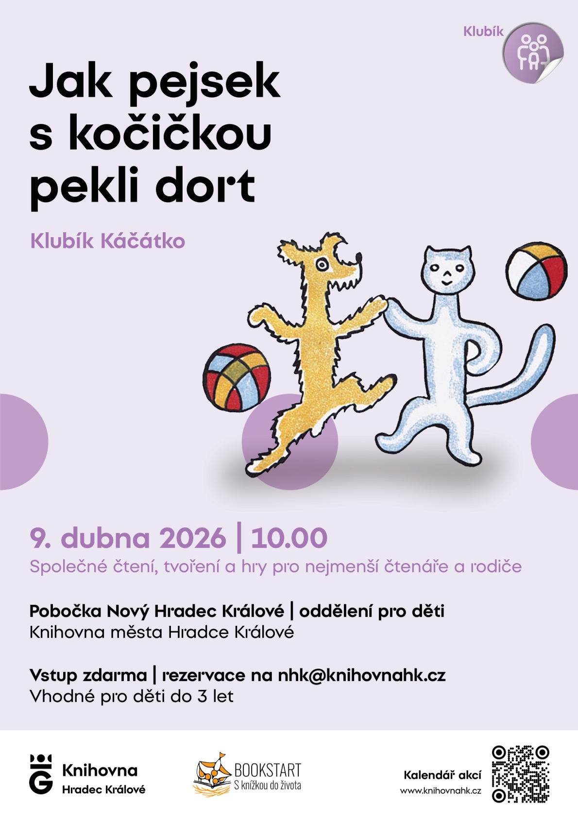 Klubík Káčátko – Jak pejsek s kočičkou pekli dort