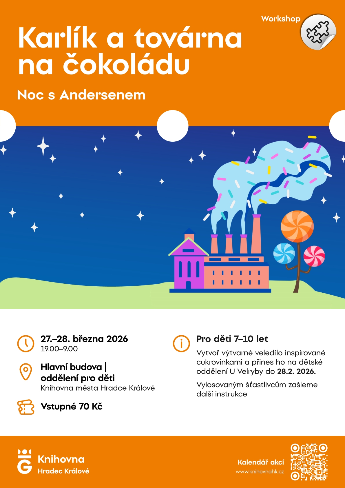 Noc s Andersenem – Karlík a továrna na čokoládu