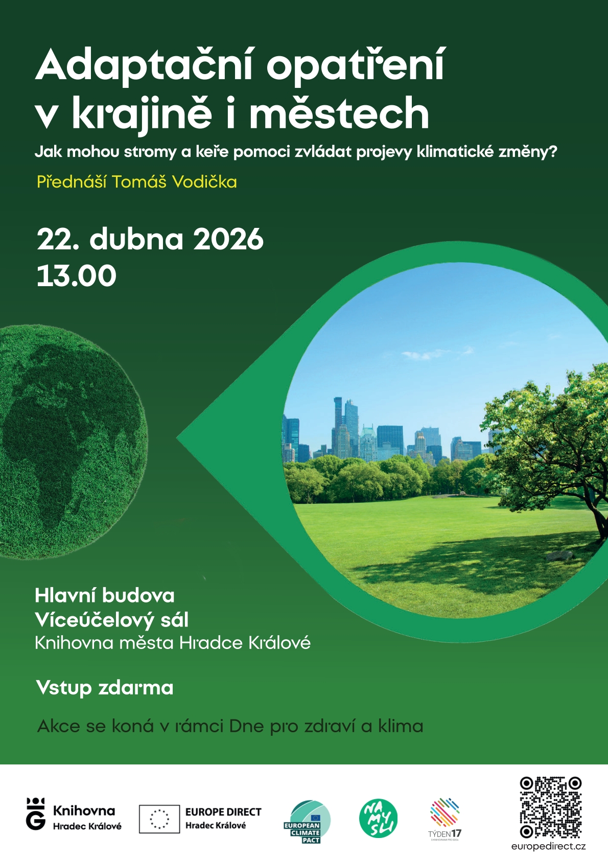 Adaptační opatření v krajině i městech