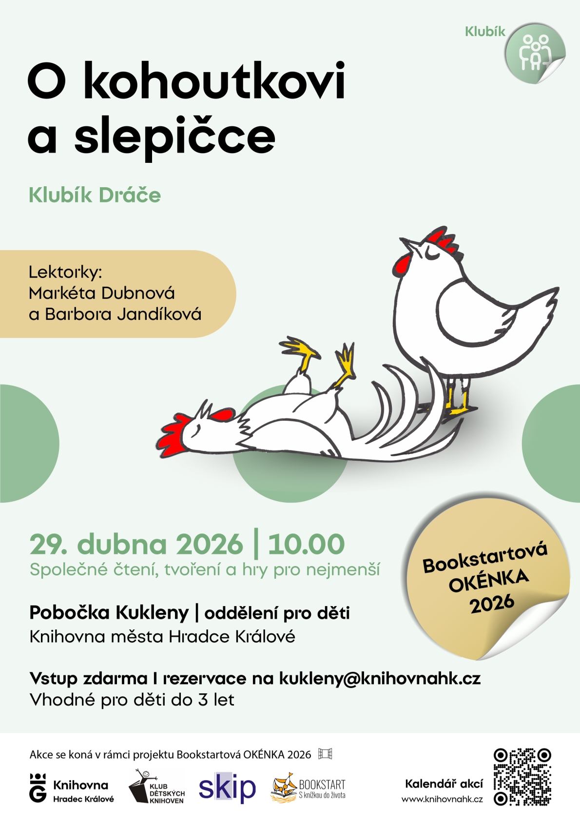 Klubík Dráče – O kohoutkovi a slepičce