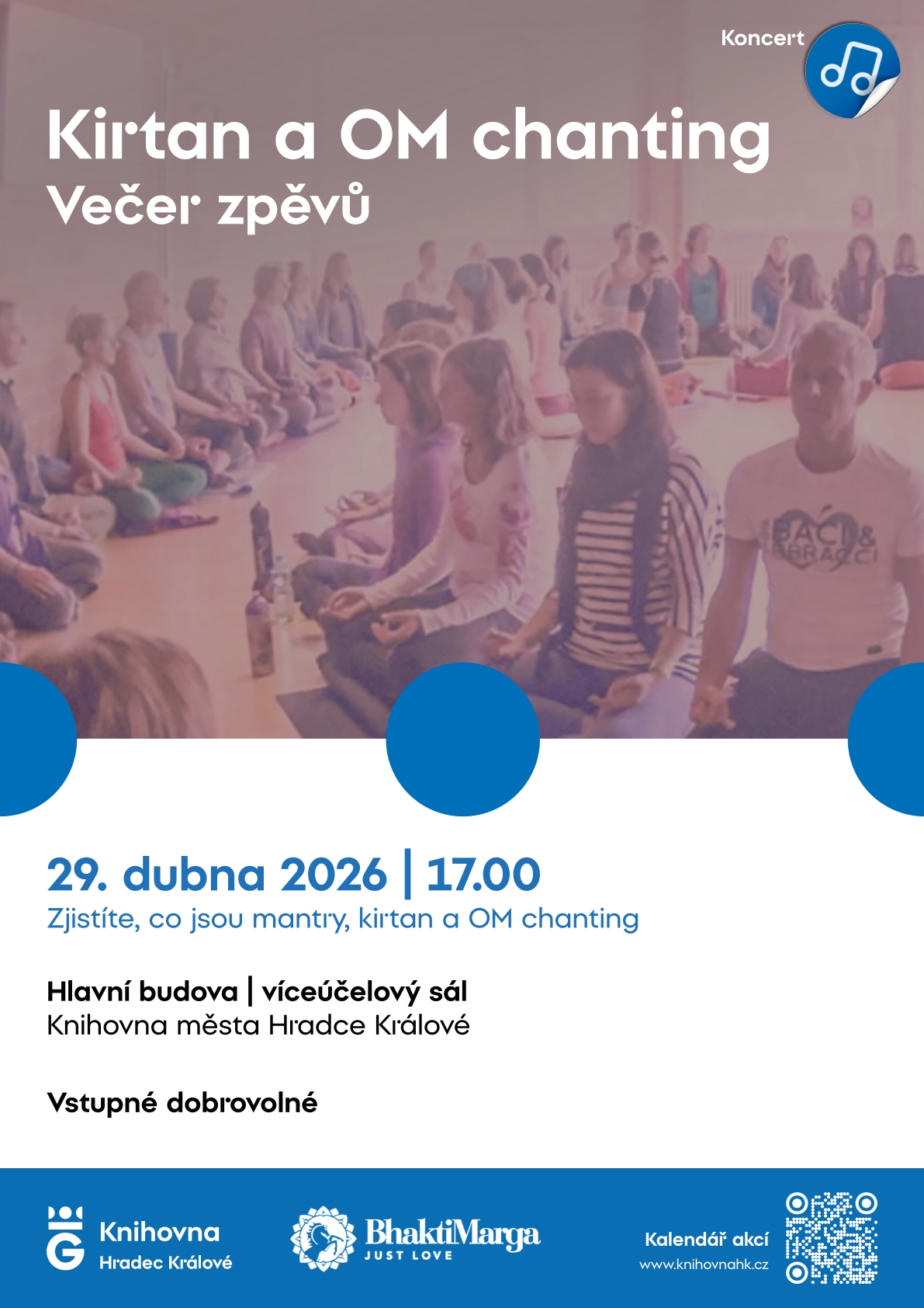 Kirtan a OM chanting – Večer zpěvů