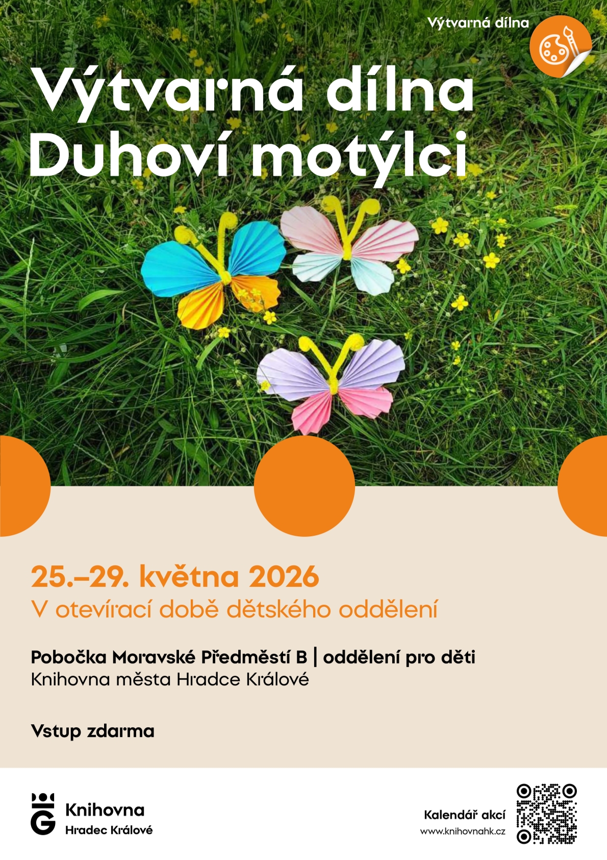 Výtvarná dílna – Duhoví motýlci