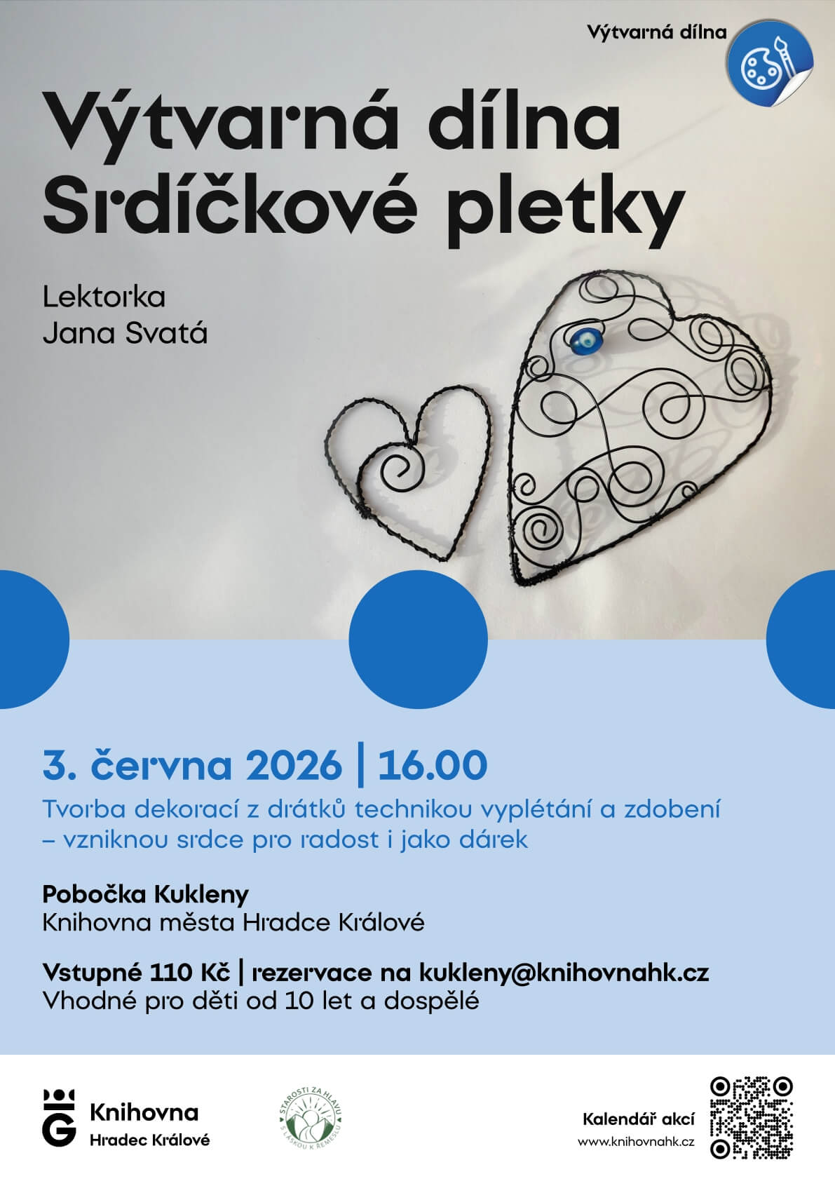 Výtvarná dílna – Srdíčkové pletky