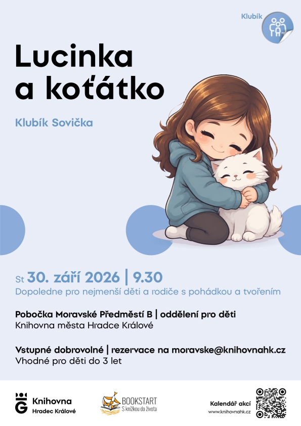Klubík Sovička – Lucinka a koťátko