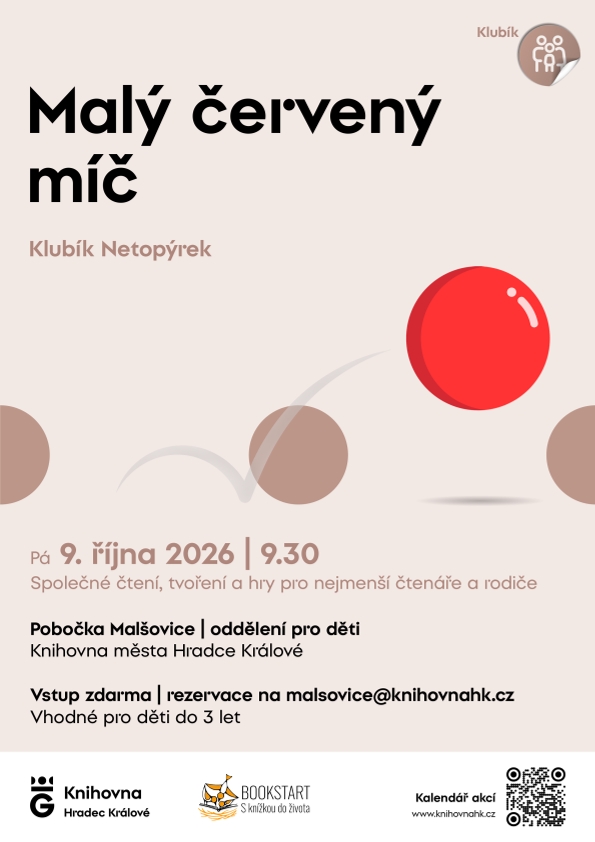 Klubík Netopýrek – Malý červený míč
