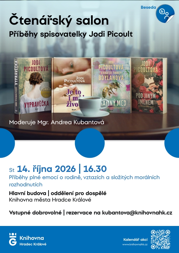 Čtenářský salon – Příběhy spisovatelky Jodi Picoult